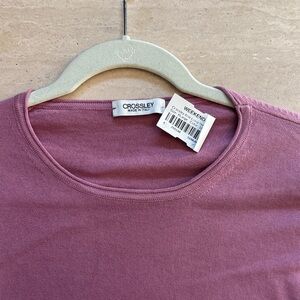 Crosley Men's Long Sleeve Mauve Shirt